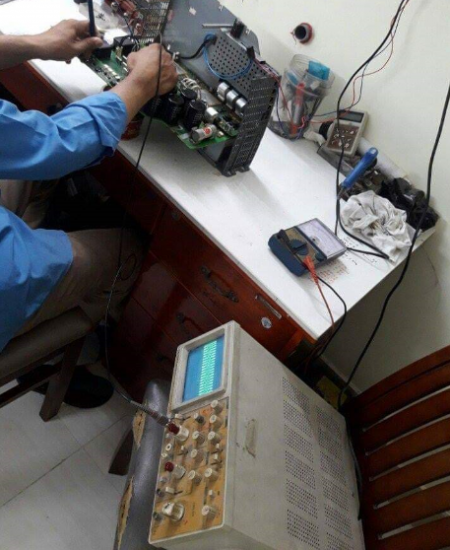 Sửa biến tần Delta lỗi Các biến tần bị sét đánh, cháy mạch
