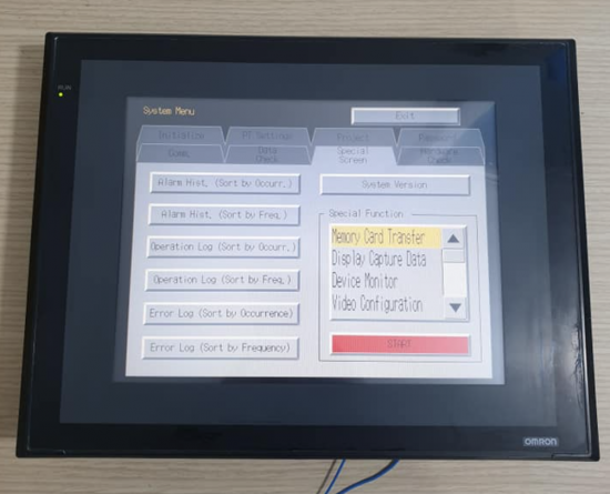 Thay LCD cho màn hình HMI Omron các lỗi bị sọc LCD, LCD không sáng