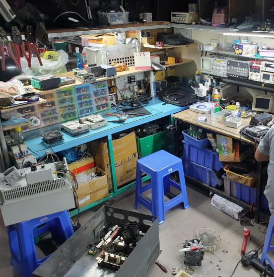 Sửa chữa Biến tần LS lỗi mất điện áp ra, đầu ra các pha không cân