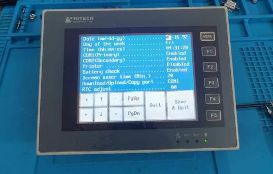 Màn hình HMI Hitech 7 inch lỗi cảm ứng và đia chỉ chuyên sửa
